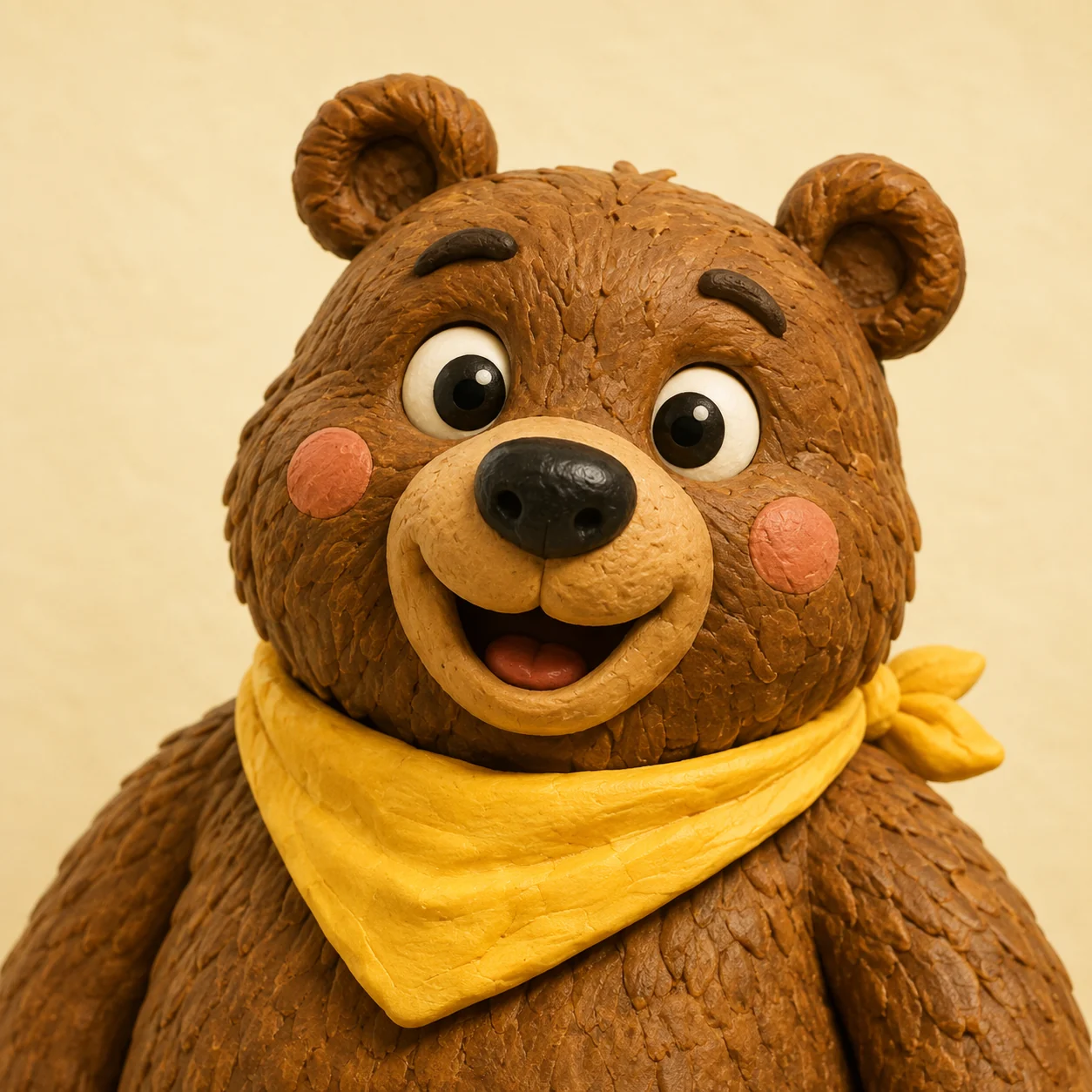 Big Brown Bear character portrait