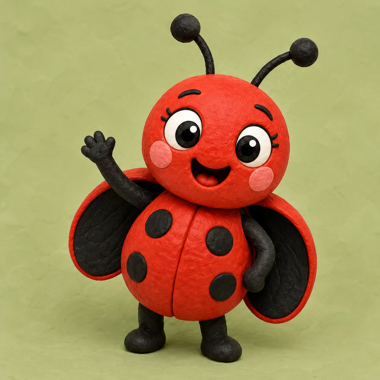 Little Red Ladybird character portrait